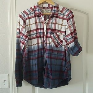 Abercrombie | Ombre Flannel Top Abercrombie | Ombre Flannel Top