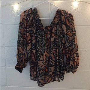 H&M off the shoulder top