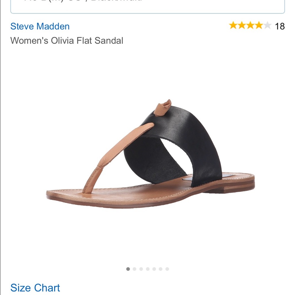 Steve Madden Olivia black sandal
