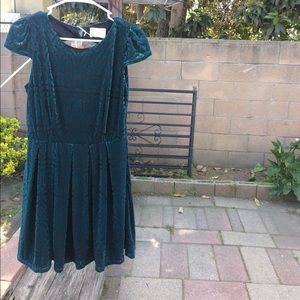 Teal dress