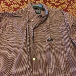 Chaps men's dress up button down shirt