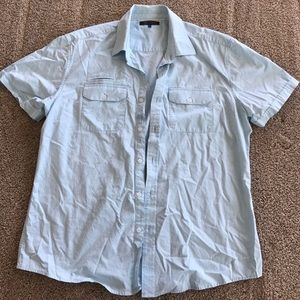 Vince Camuto lite blue button down.