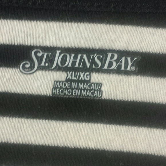 St. John's Bay Striped Tee - Picture 2 of 4