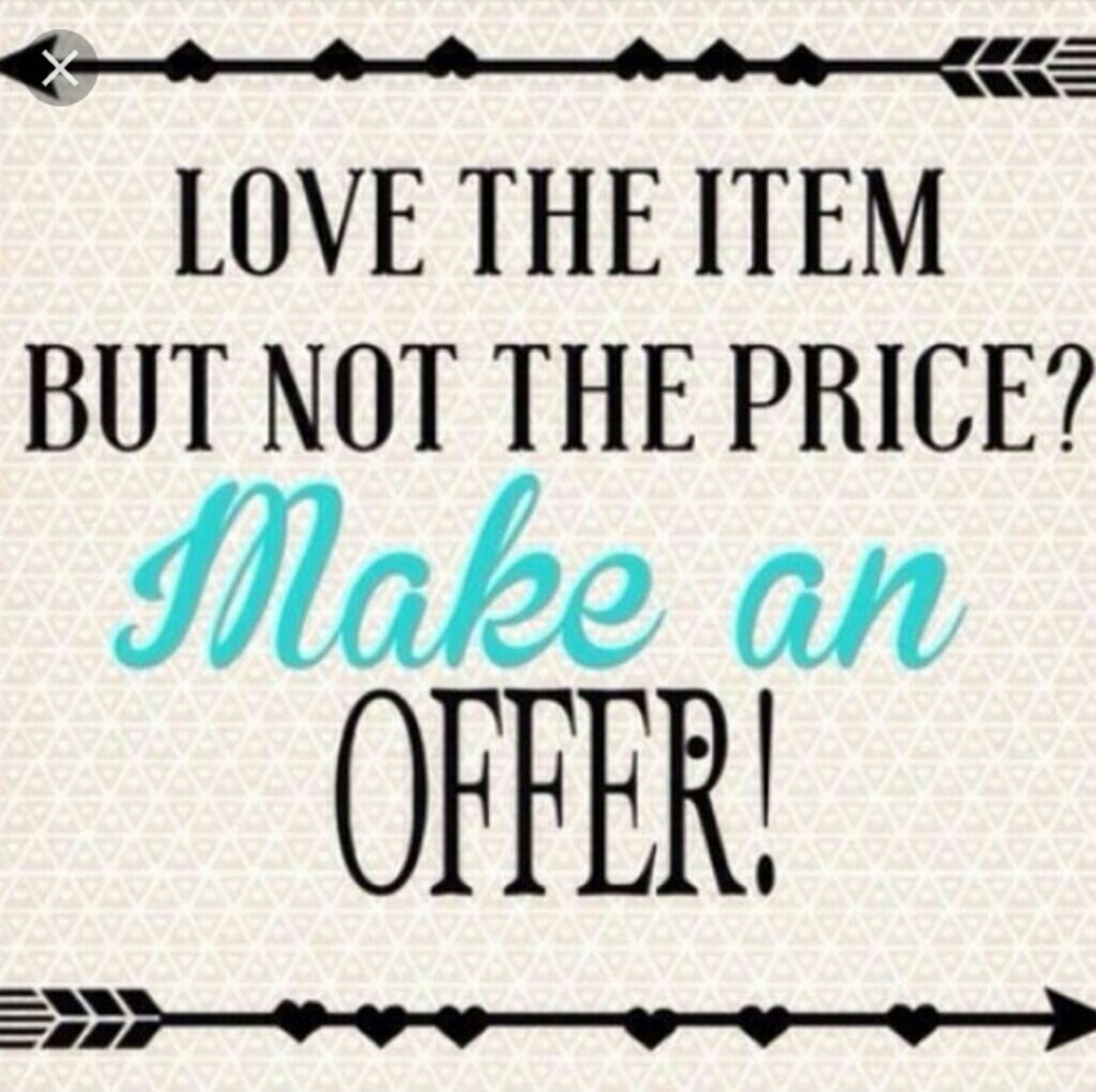 All my items are on sale Make offers