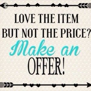 All my items are on sale Make offers