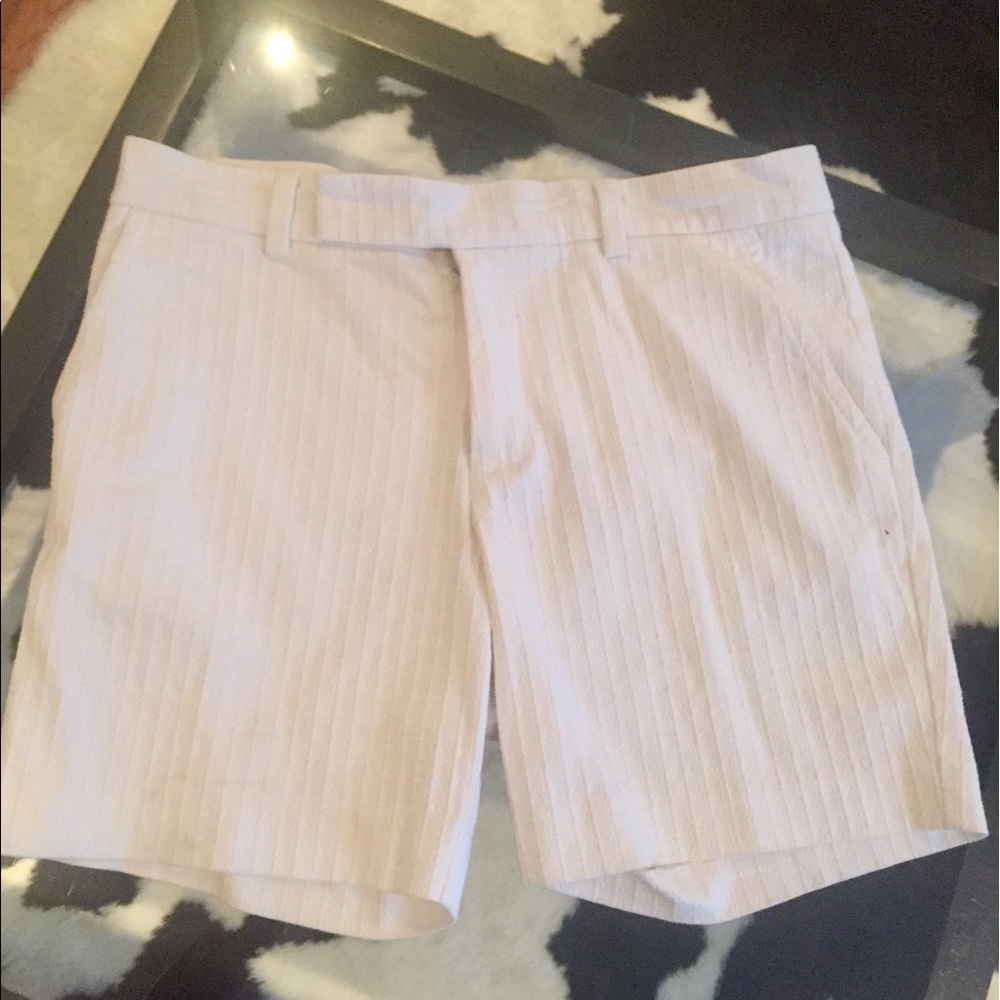 Mr Turk white summer shorts