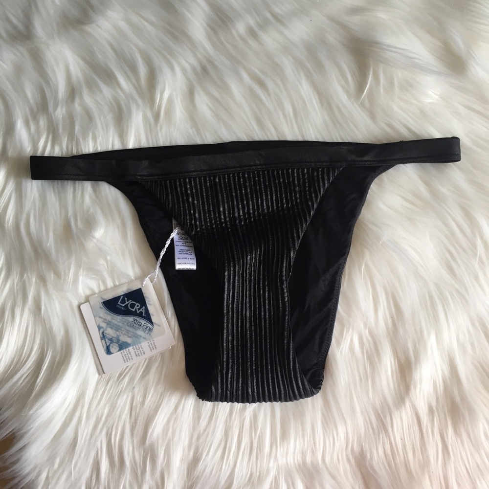 Athena Procopiou/Laperla Black Bikini Bottom