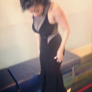 Betsy & Adam black dress