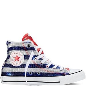 Sequin Converse Hightop