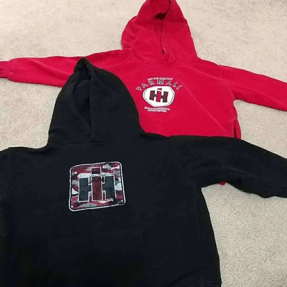 2 International Harvester hoodies 4T
