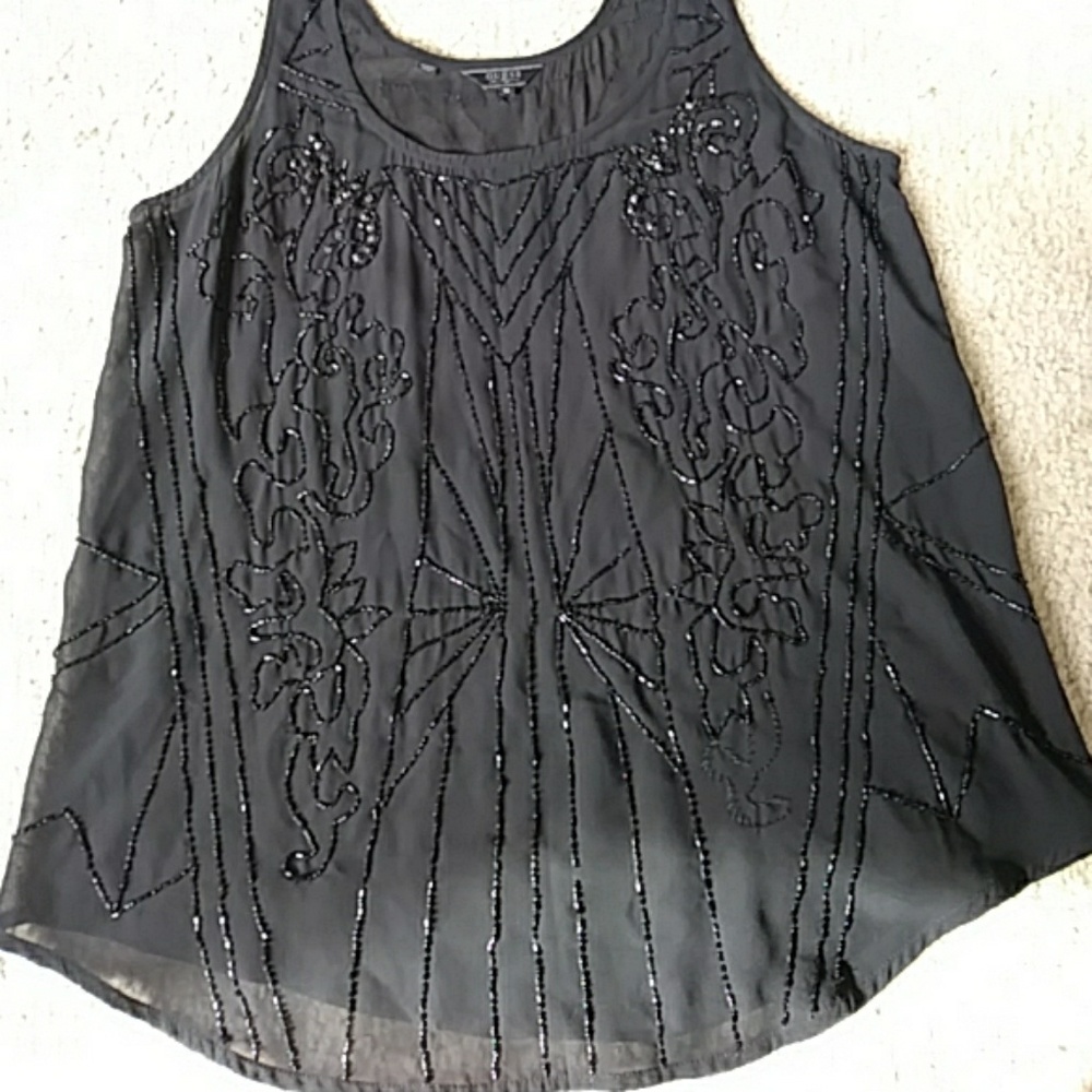 Guess see through top