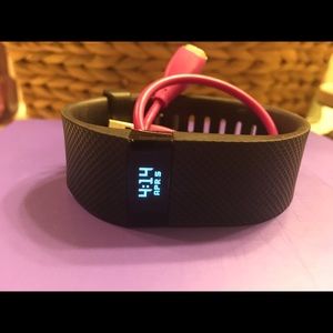 Fitbit  Charge HR - with purple charger