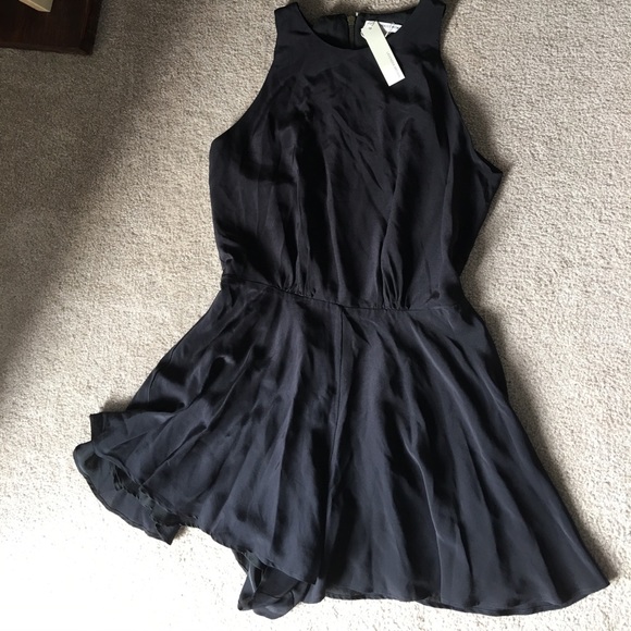 Lavender Brown Other - Lavender Brown black romper retail $198 100% silk