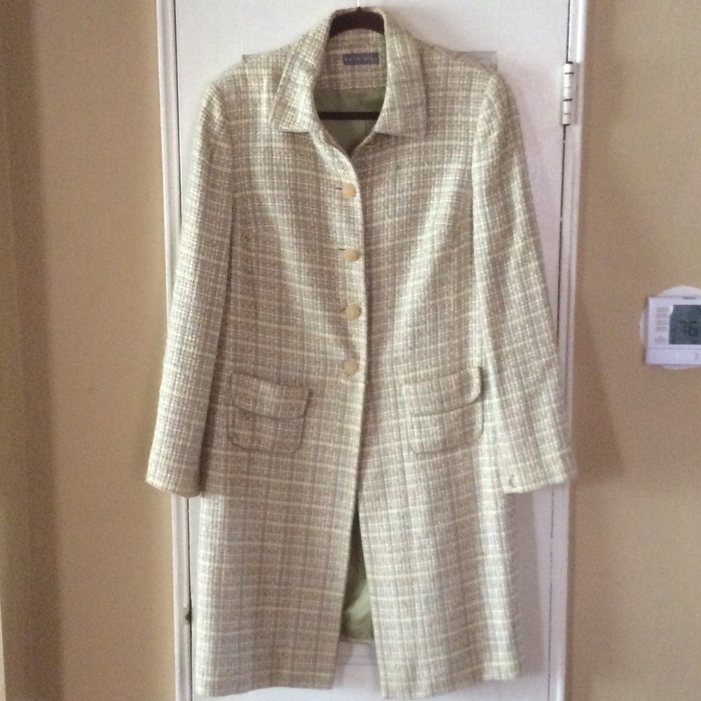 Kate Hill Basket Weaved Skirt Suit 30