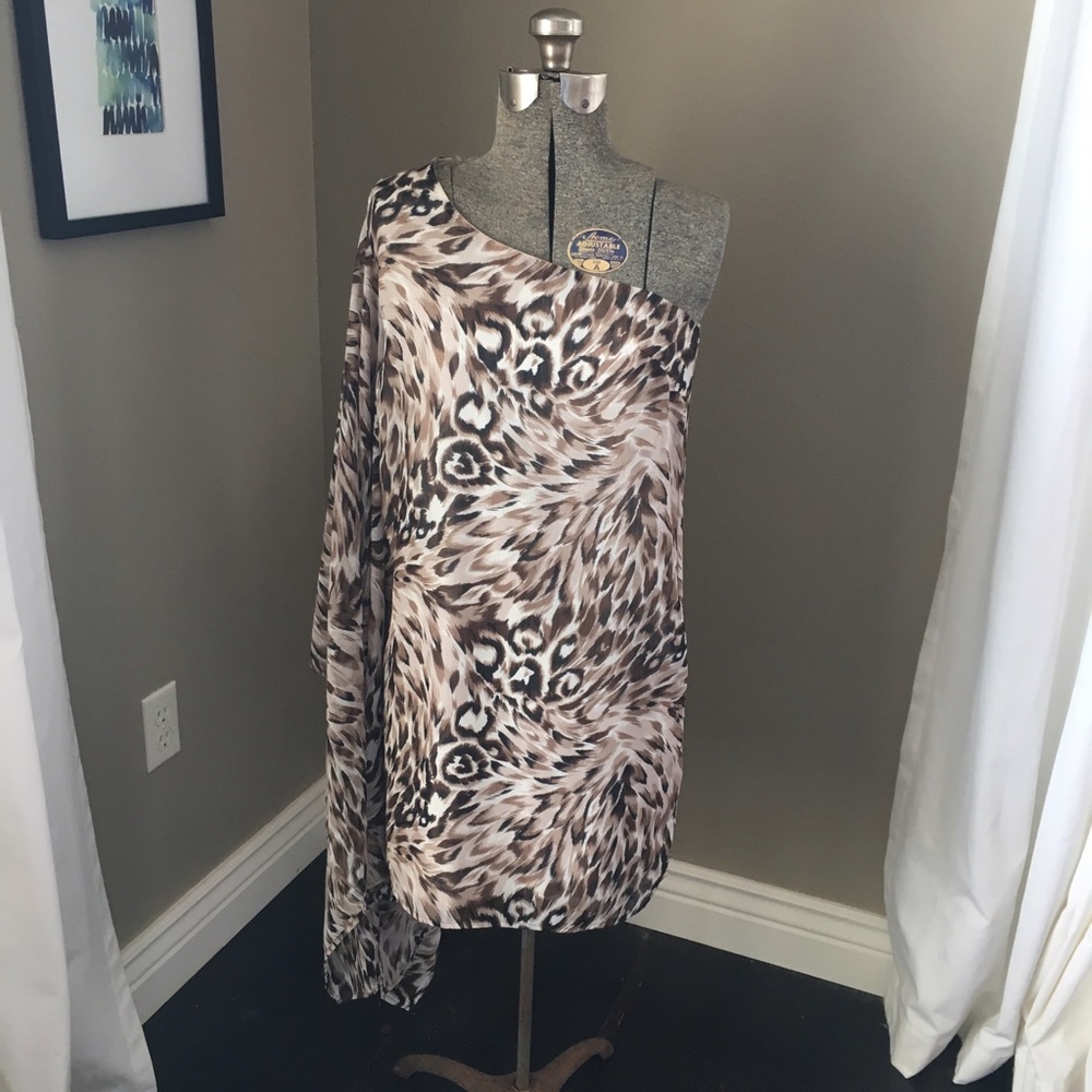 Audrey 3 + 1 animal print dress.