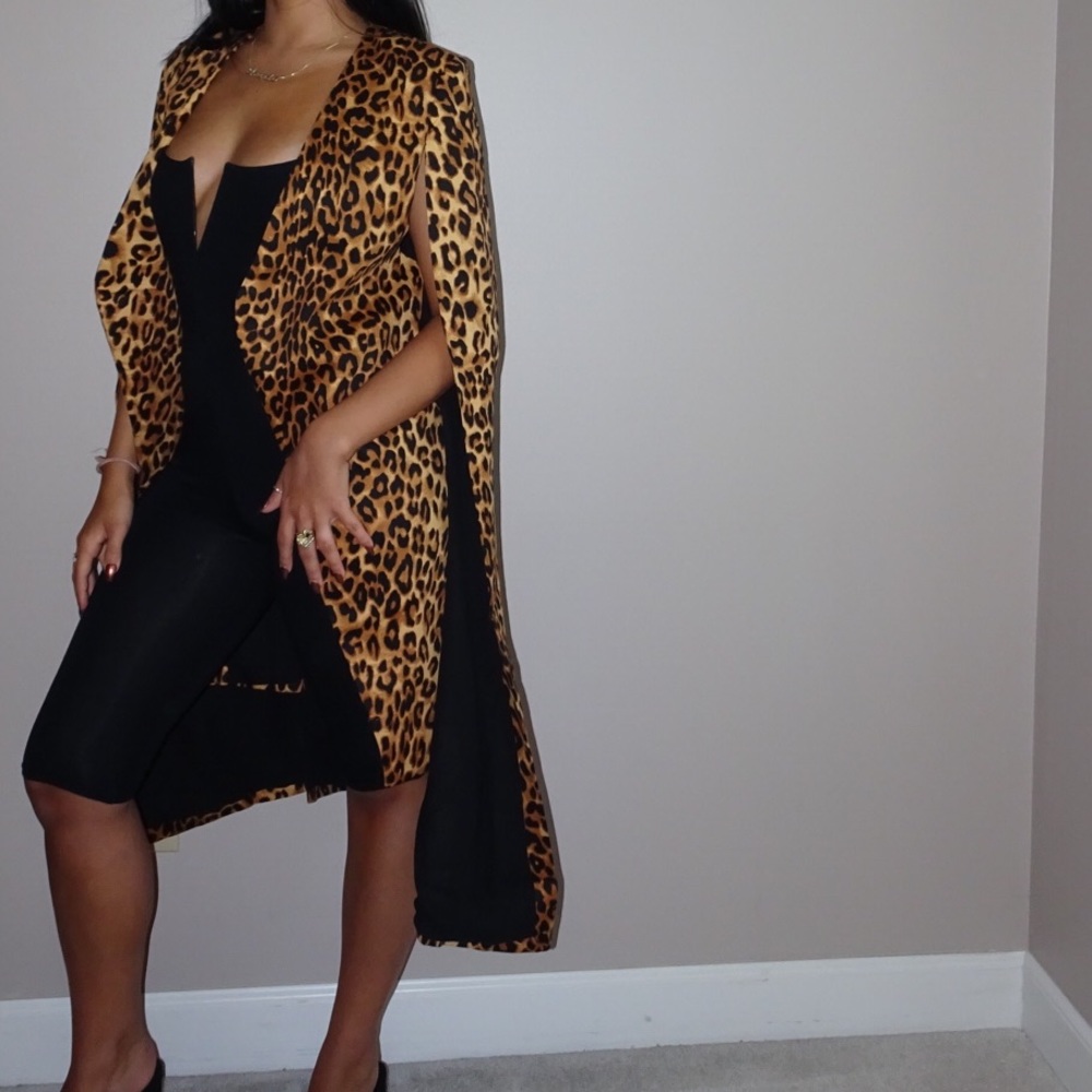 Cheetah cape jacket