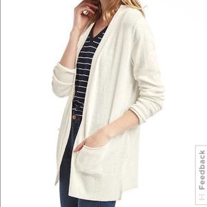Gap white cardigan