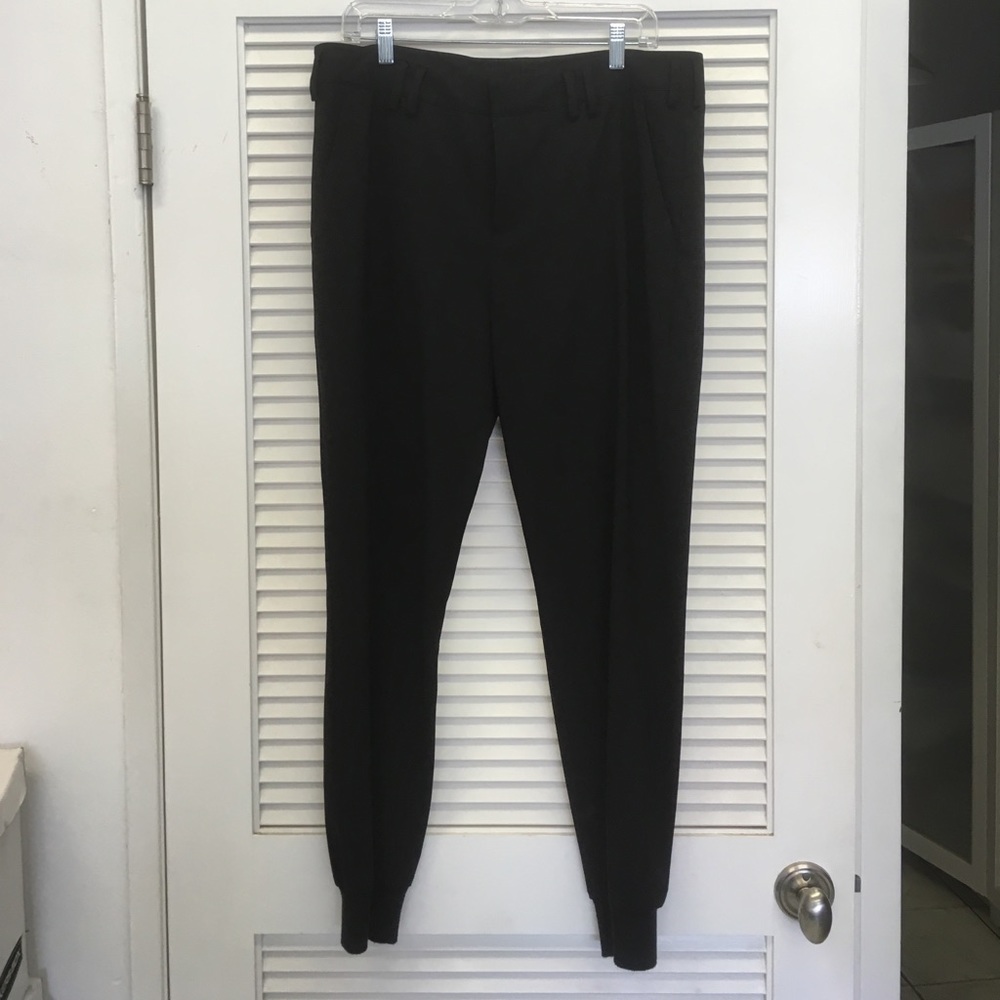 Vince Black Belted Jogger Pants