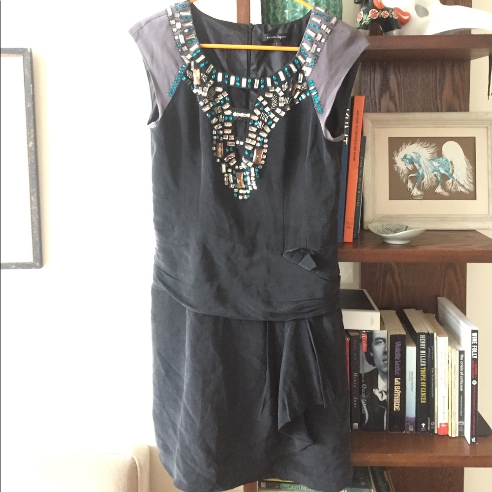 Vintage Y2K Silk Nanette Lepore Flapper Cleopatra Dress