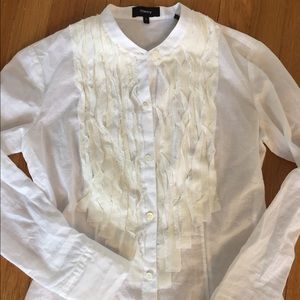 Theory button down blouse