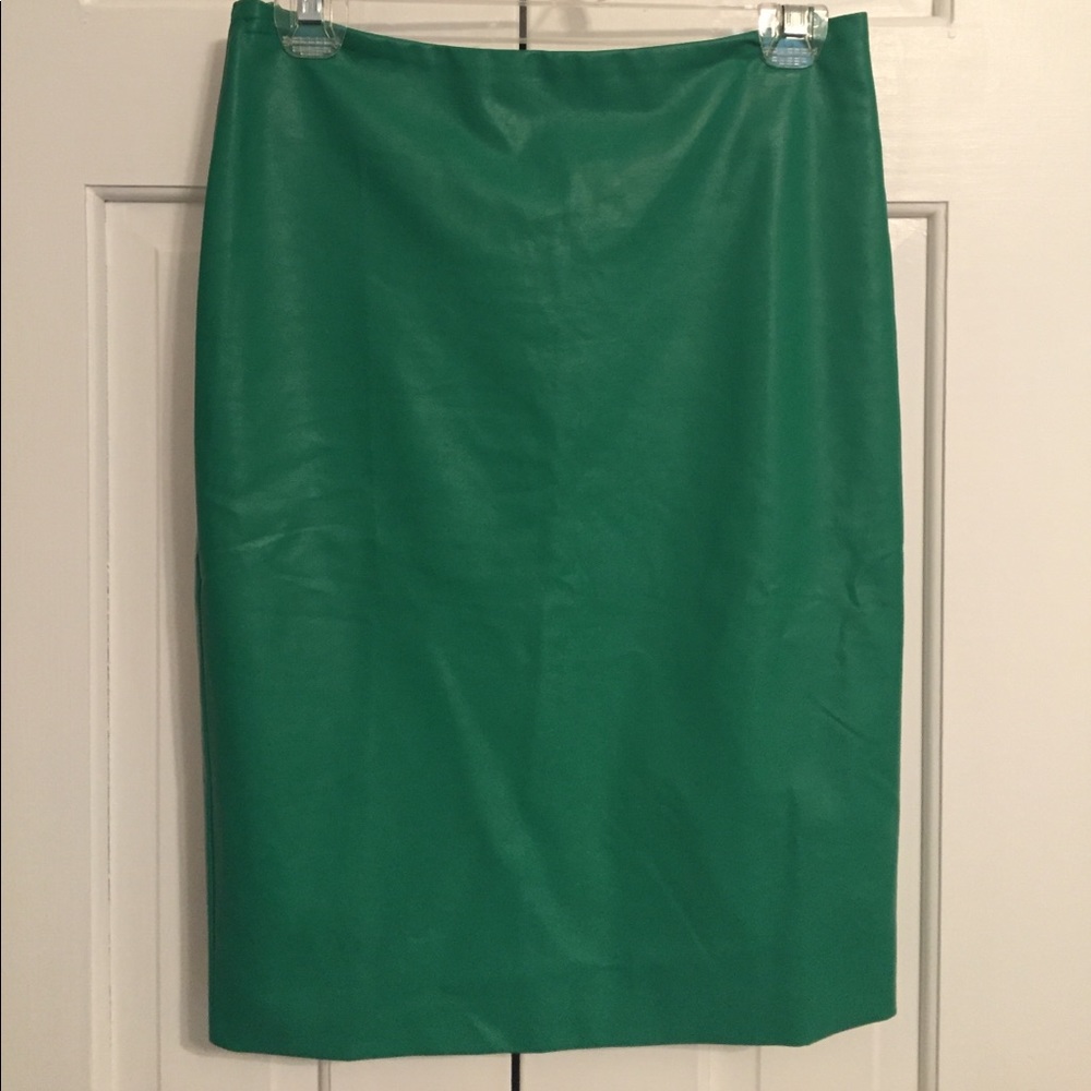 Lucy Paris Faux Leather Pencil Skirt
