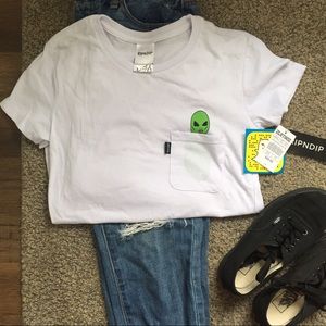 Rip n Dip Alien Pocket Tee