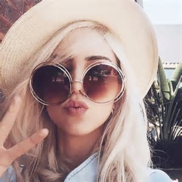 unbranded Accessories - ✨ 1 Left 🎉 SALE✨Big Circle Mirror Sunglasses