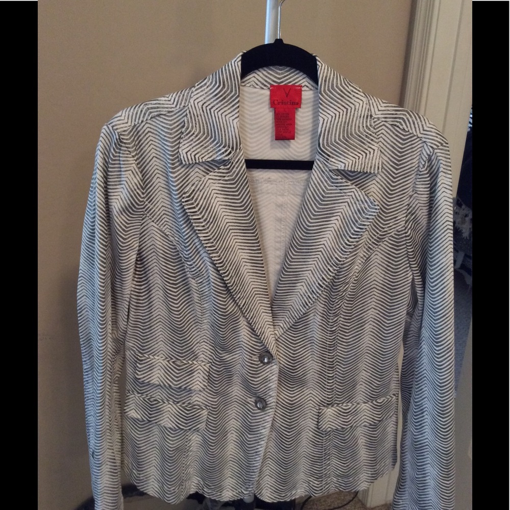 Blazer with bling buttons!