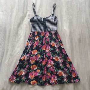 Bright floral dress
