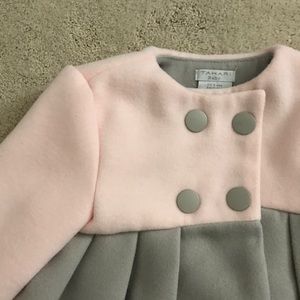 NWOT Tahari pink and grey coat