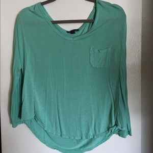American Eagle Flowy Tee