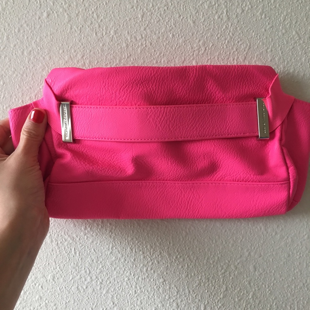 DONATED Victoria's Secret Pink Faux Leather Bag