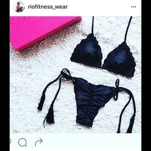 Black 2 piece swim suit!