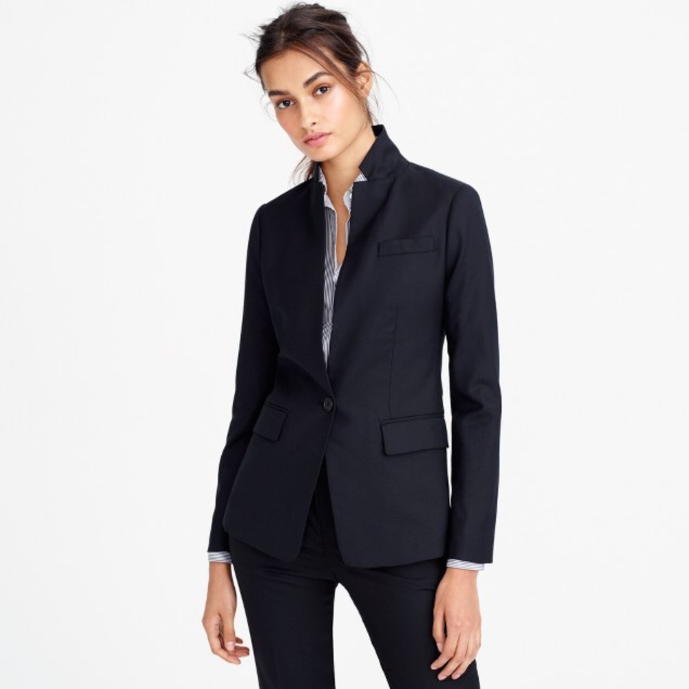 J.Crew wool Regent  blazer black size 2
