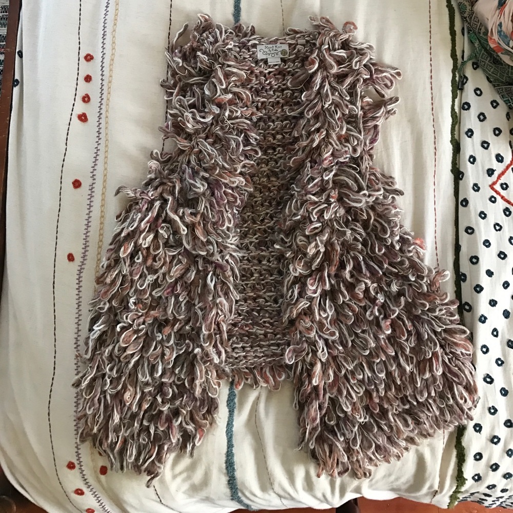 Anthropologie Hand Knit by Dollie vest