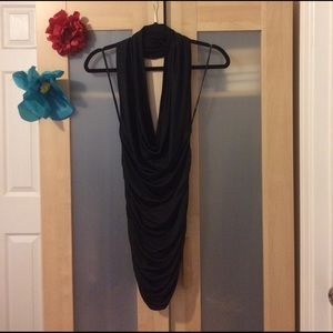 Forever 21 black halter dress