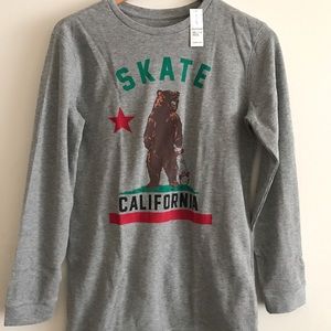 OLD NAVY long sleeves graphic tee NWT