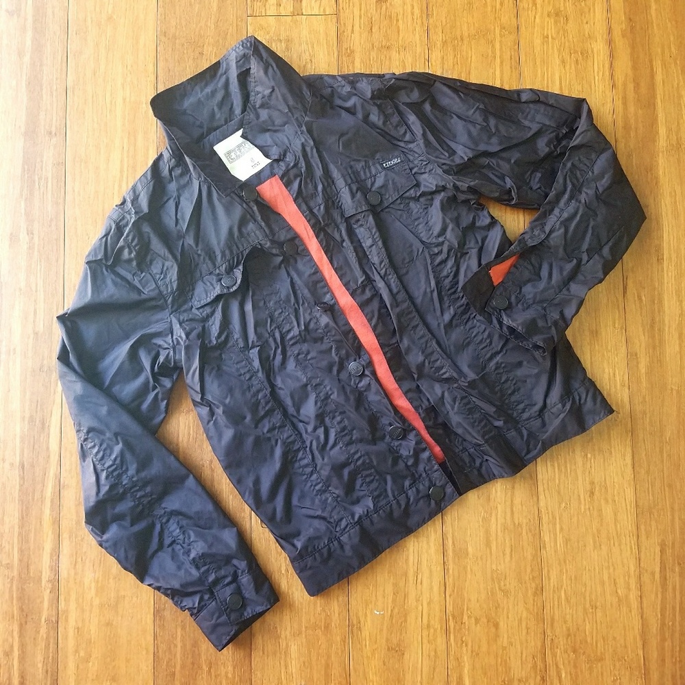 WINDBREAKER BUTTON DOWN JACKET