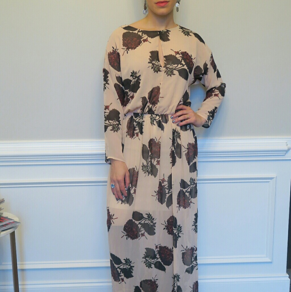 Lightweight sheer maxi dress!