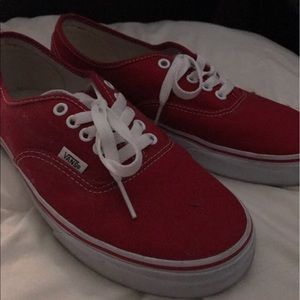Red Vans