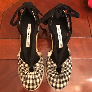 Tommy Hilfiger Espadrilles Wedge Heels sz 7.5