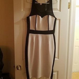 Black and white dress