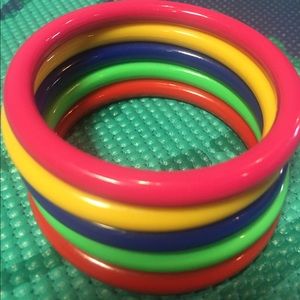 Buy 1 get 1 FREE! Bundle of bangles! ❤️💛💚💙💜