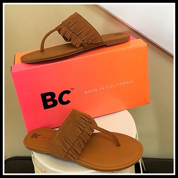 SUEDE & LEATHER FRINGE FLAT SANDALS - Picture 7 of 8