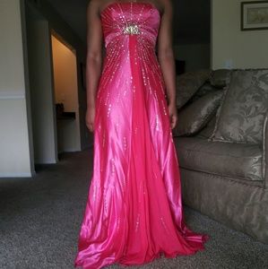Fuschia Tony Bowls dress