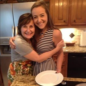 Madewell Black & Cream Striped Dress