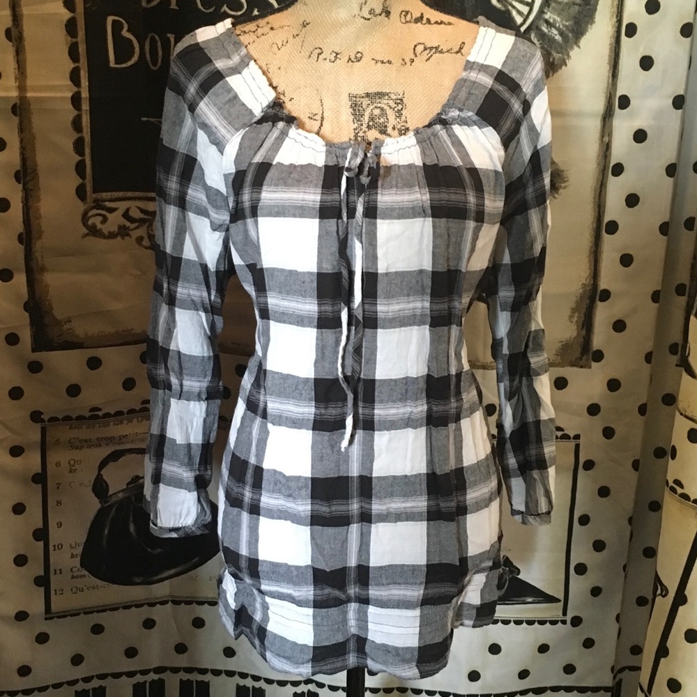 Faded Glory  Peasant Blouse