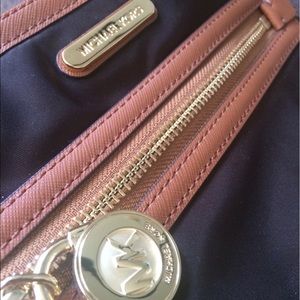 Michael Kors brown over the shoulder purse