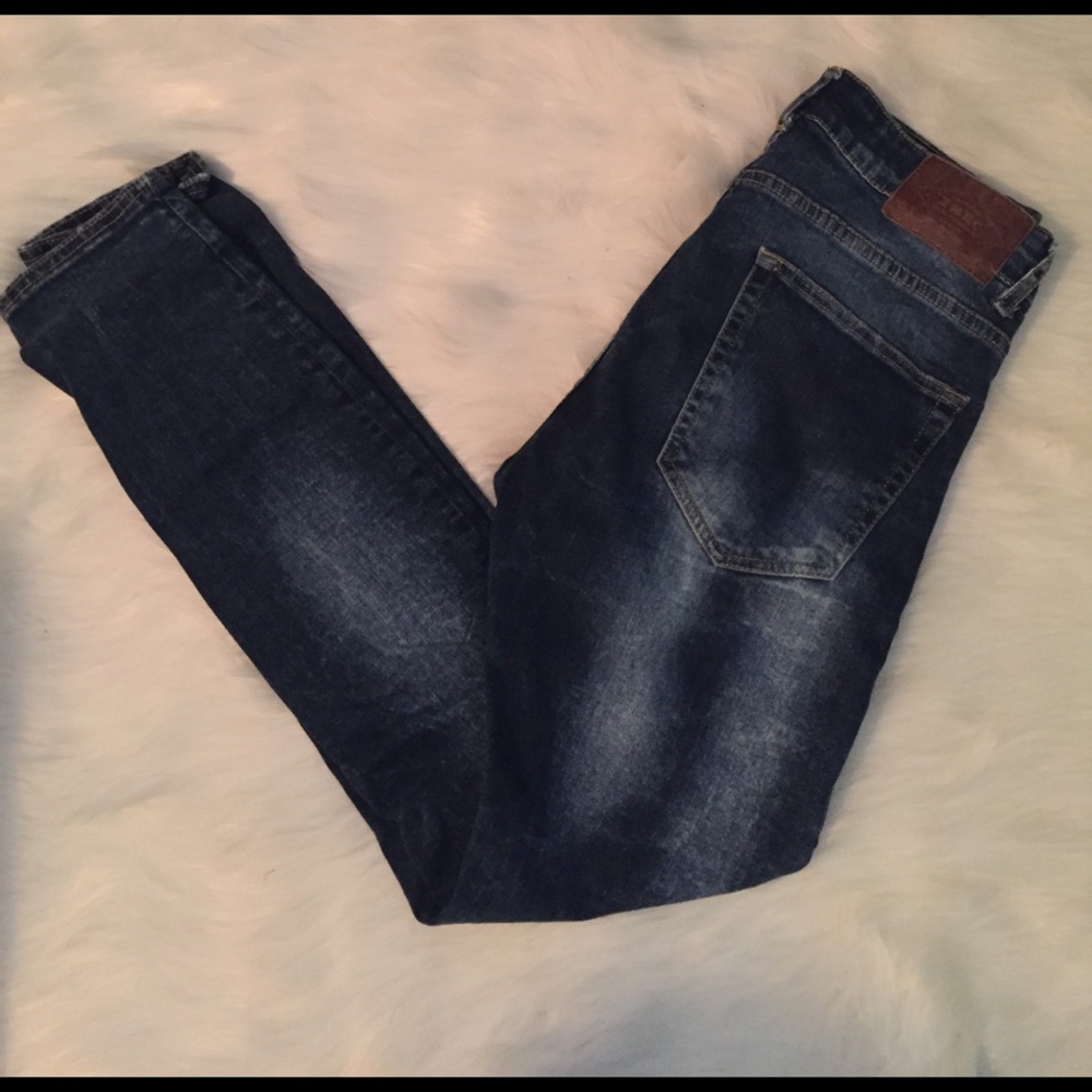 Zara Man Faded Denim Jeans Men's 30