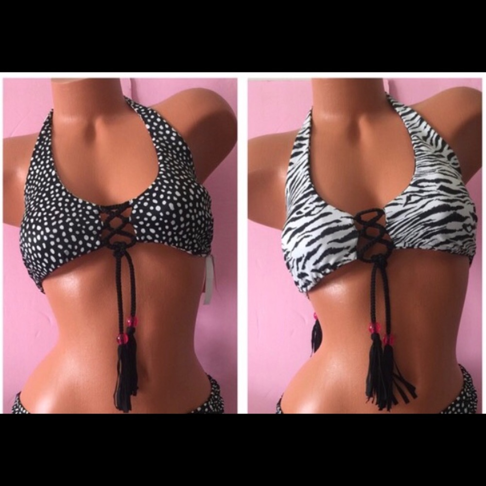 NWOT VS PINK REVERSIBLE BIKINI TOP